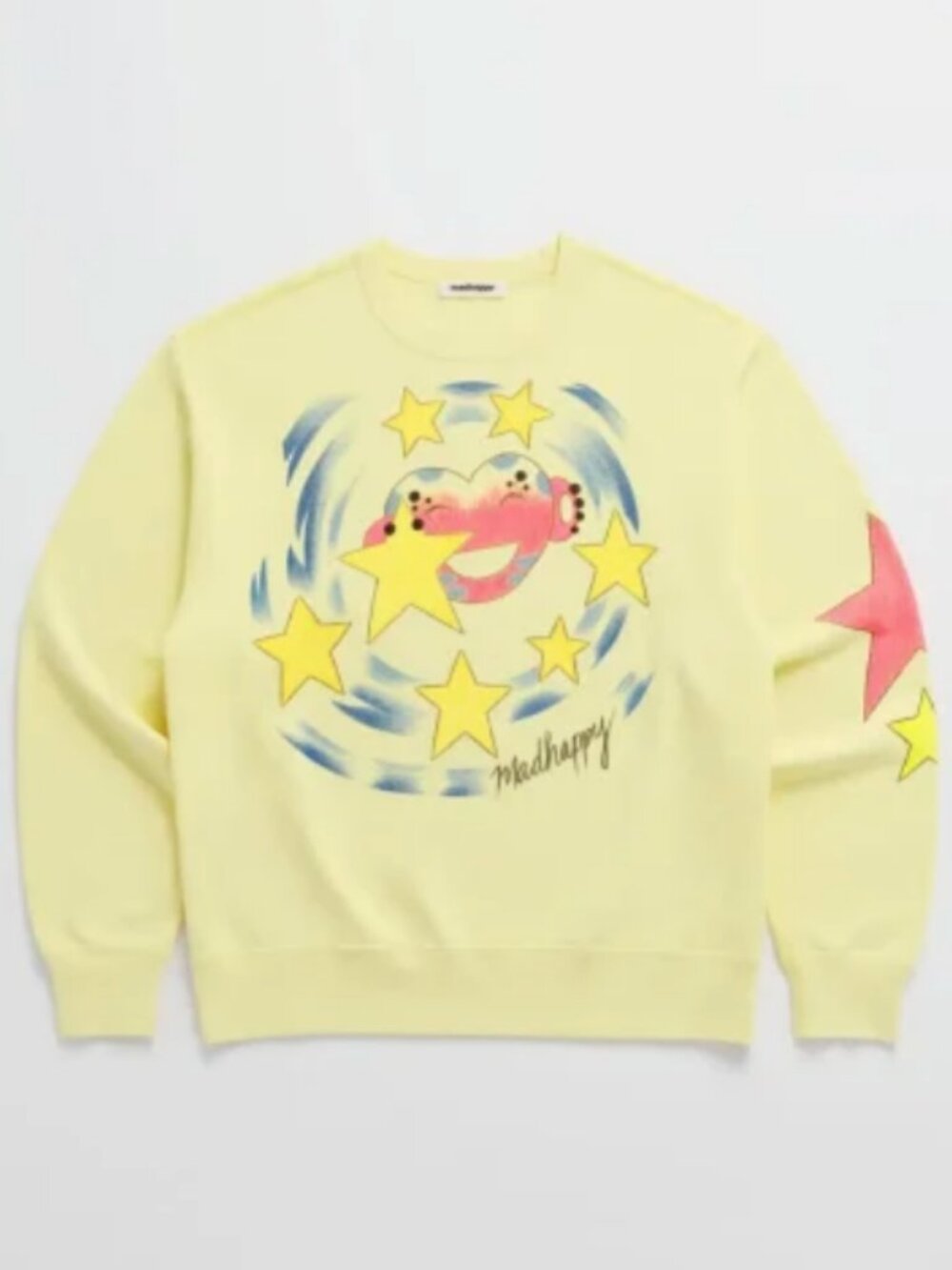 madhappy yellow crew neck